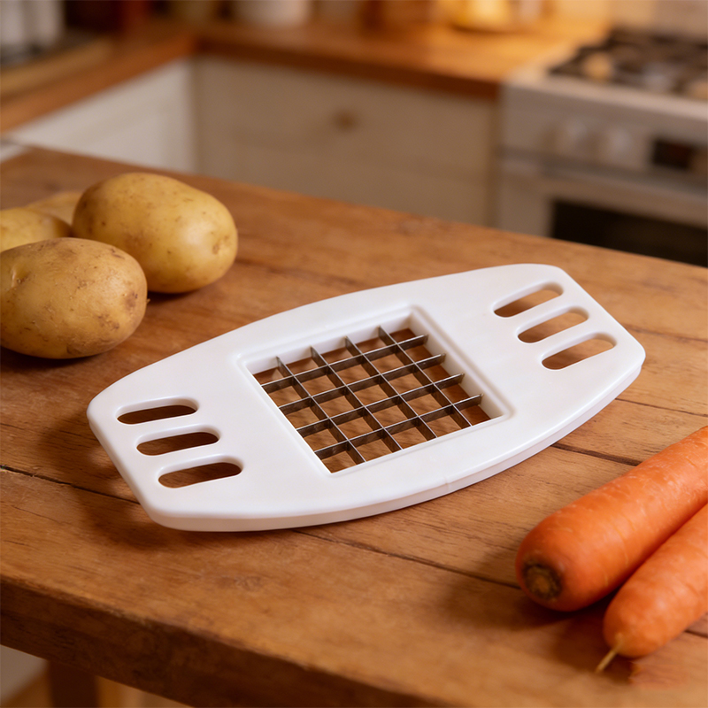French Fry Potato Chipper Vegetable Fruit Cutter and Chopper Useful Kitchen Tool Random Colours - Image 3