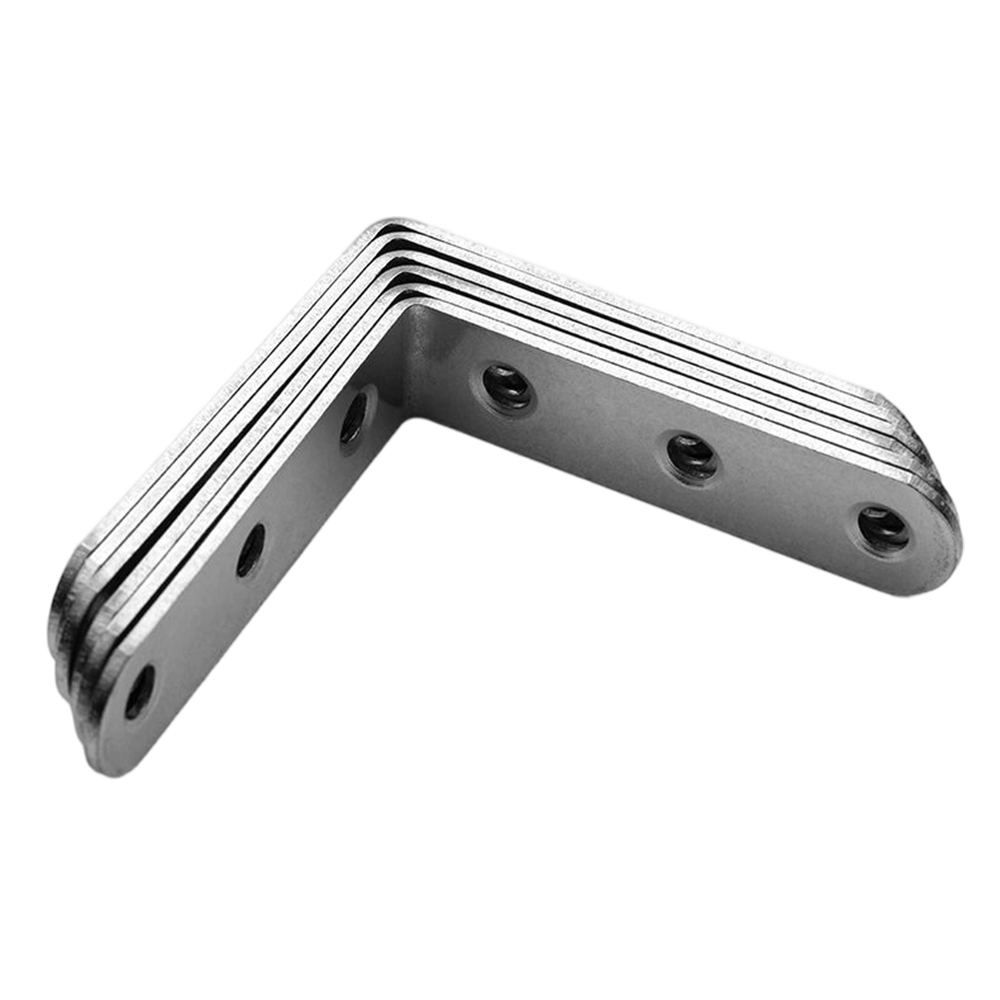 20PCS L Bracket Corner Brace with 120 Screws Stainless Steel 90 Degree Right Angle 6 Holes Joint Fastener for Wood Chair Bookshelf Board - Image 7
