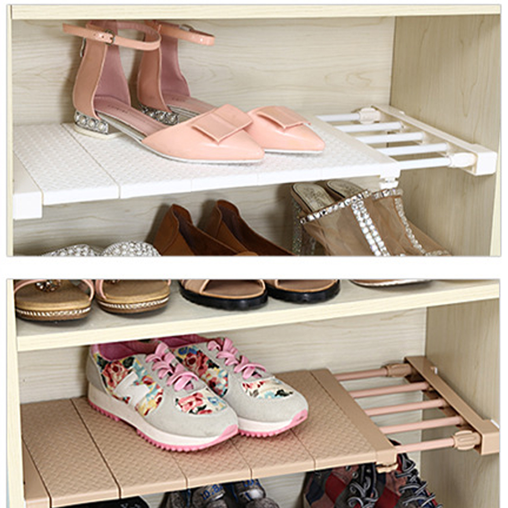 Adjustable Extendable Rack Closet Cupboard Divider Rack Storage Organizer Shelf Easy to install - Image 13